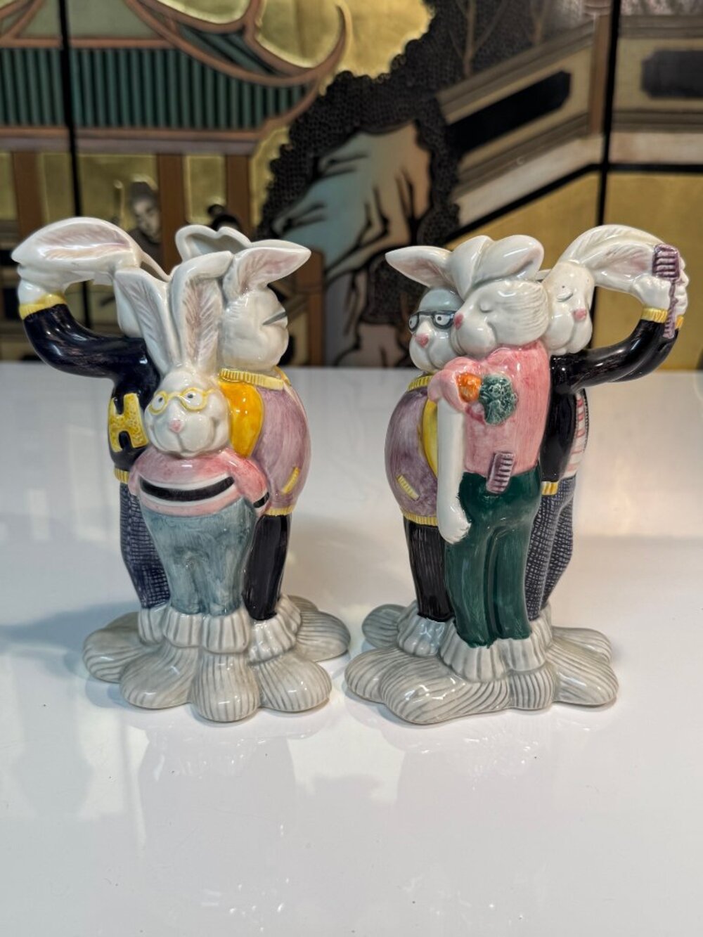 Set of 2 Fitz and Floyd 1994 Pitchers